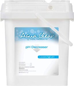 aqua clear pool products ph decreaser 20 lb.