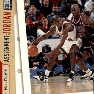 1996-97 Collector's Choice #366 Gary Payton Michael Jordan AJ NBA Basketball Trading Card Chicago Bulls