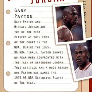 1996-97 Collector's Choice #366 Gary Payton Michael Jordan AJ NBA Basketball Trading Card Chicago Bulls