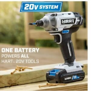 Hart 20v drill and impact driver kit