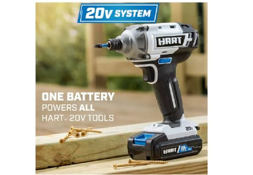 Hart 20v drill and impact driver kit