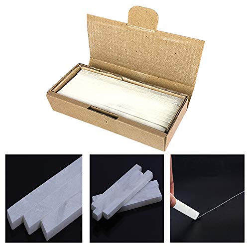 NA 27 Refills Flat Natural White Soapstone Mineral Thin Bulk Marker for Welders Textile Marking Tools, Each Perfect for Making Removable Markings on Steel Cast Iron Fabric