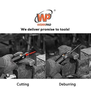 WORKPAD Air Body Saw Multi-function Pneumatic Reciprocating Saw Air Powered Mini Tool, Equipped with 5pcs 24T & 32T saw and 5pcs Filer set…