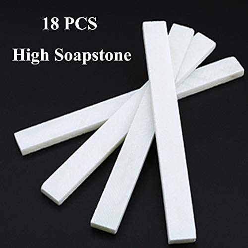 NA Flat Soapstone Holder with 18 Pcs Flat Soapstones for Welders Textile Marking Tools, Making Removable Markings on Steel Cast Iron Fabric