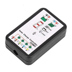 solar charge controller, 6v 12v pwm solar charge controller support for lithium and ni mh batteries