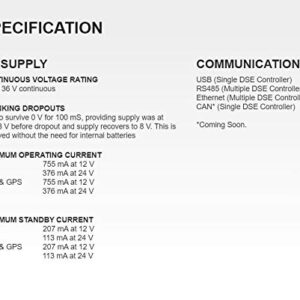 Thunder Parts DSE890 MKII Original - Made in UK | DSEWebNet Gateway | Remote Monitoring with 2G - 4G GSM/Ethernet | Includes GPS functionality | DSE0890-04