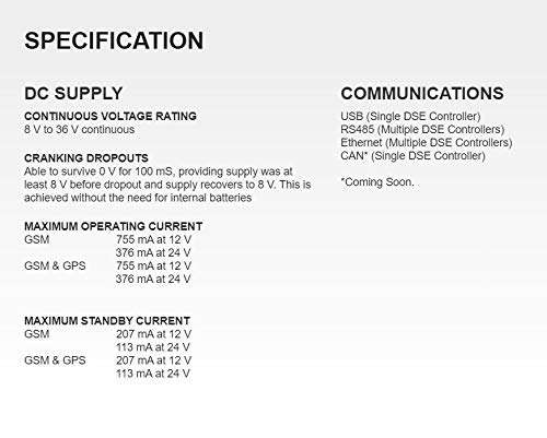 Thunder Parts DSE890 MKII Original - Made in UK | DSEWebNet Gateway | Remote Monitoring with 2G - 4G GSM/Ethernet | Includes GPS functionality | DSE0890-04