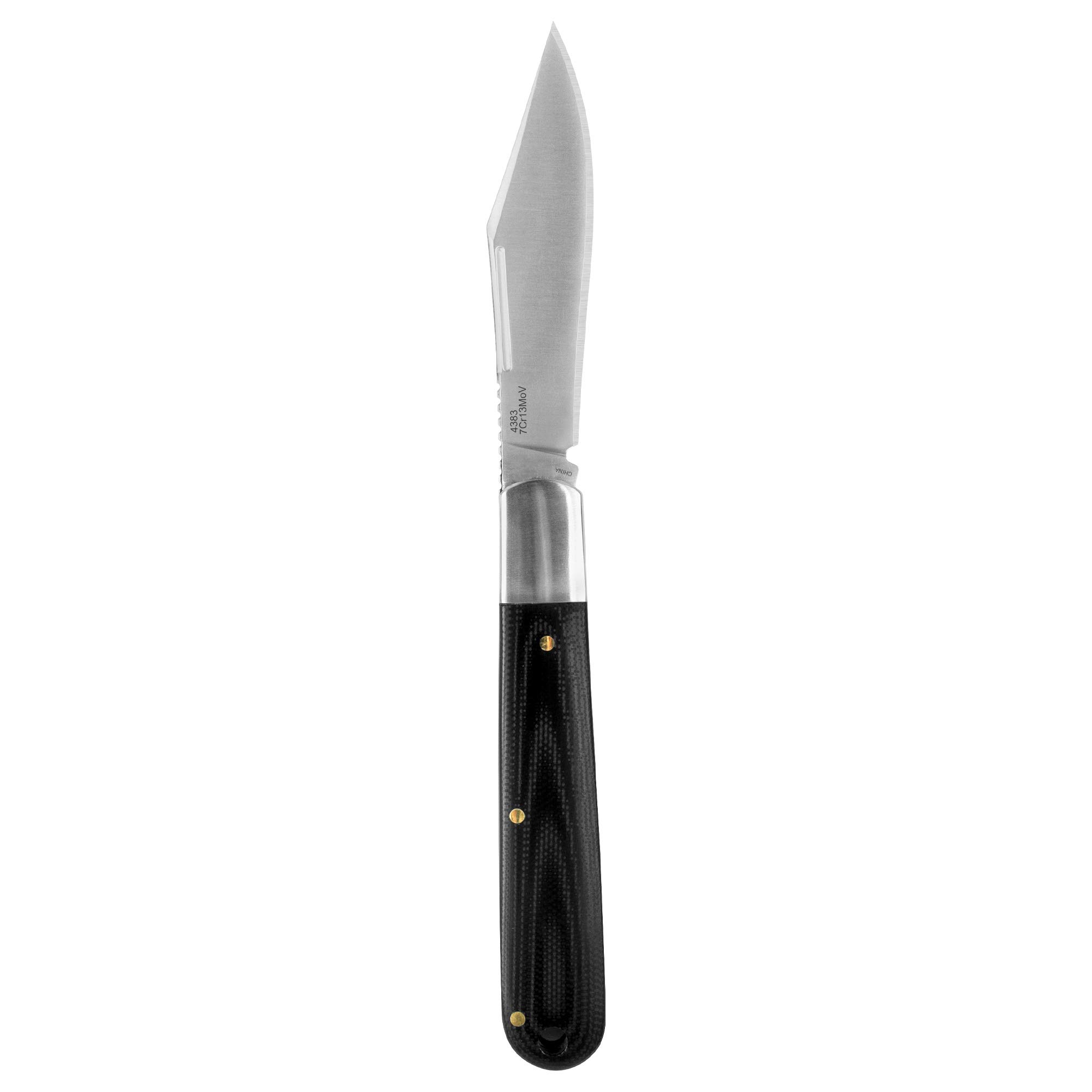 Kershaw Culpepper Folding Pocket Knife, 3.25-Inch Blade with Manual Open, Slipjoint Lock (4383), Barlow