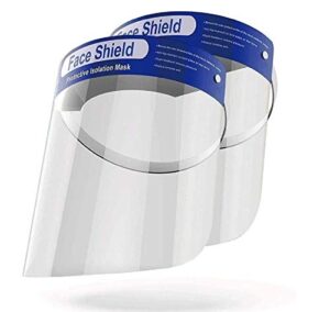 omk 2 pcs reusable face shields (faceshield_s_2pack)