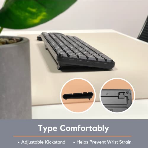 Small Wireless Keyboard, X9 Performance Wireless Keyboard for Laptop or Desktop with Number Pad - Compact Footprint and Comfortable Typing Computer Keyboard Wireless for Windows PC Chromebook Surface