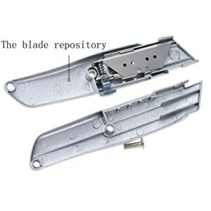 FixtureDisplays® Standard Utility Blades Box Cutter Razor Safety Dispenser Replacement 15047-2PK+15048-10PK-SNL Listing