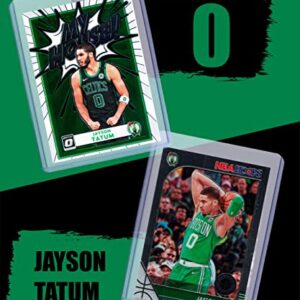 Jayson Tatum Basketball Cards Assorted (5) Bundle - Boston Celtics Trading Card Gift Pack