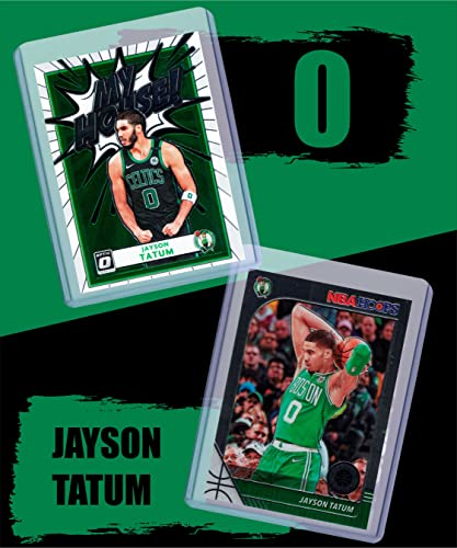 Jayson Tatum Basketball Cards Assorted (5) Bundle - Boston Celtics Trading Card Gift Pack