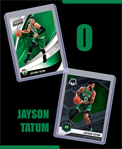 Jayson Tatum Basketball Cards Assorted (5) Bundle - Boston Celtics Trading Card Gift Pack