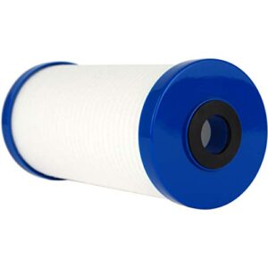 SpiroPure SP-AP810-BB 10x4.5 5 Micron Grooved Melt-Blown Polypropylene Sediment Water Filter Cartridge AP810 (Case of 8)