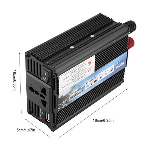 Power Inverter with Solar Panel 12 V,220V / 100V 500W Solar Inverter Converter, Solar Power Inverter for Household，Outdoors，Road Trips，etc(220V)