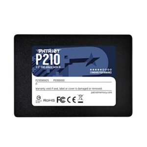 patriot memory p210 sata 3 512gb ssd 2.5 inch internal solid state drive - p210s512g25