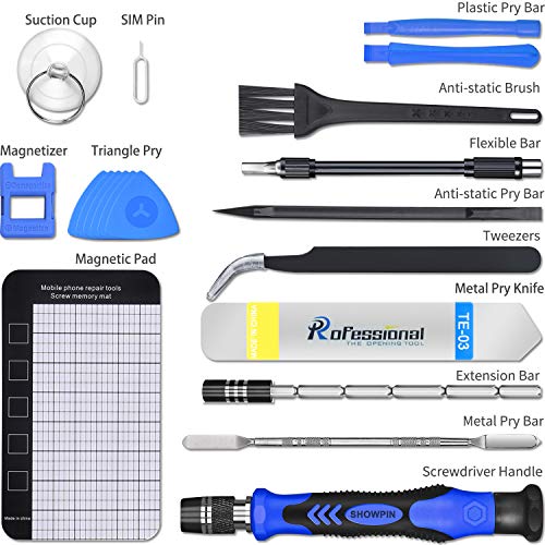 Precision Screwdriver Set, 140 in 1 Computer Repair kit With 120 Screwdriver Bits, Electronics Tool kit With Magnetic Repair Tool, Compatible for Laptop, PC, iPhone, MacBook, Xbox, Game Console Repair