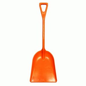 ashman plastic snow shovel with durable multi-purpose snow plastic shovel. (1 pack)
