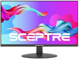 sceptre ips 24-inch business computer monitor 1080p 75hz with hdmi vga build-in speakers, machine black (e248w-fpt)