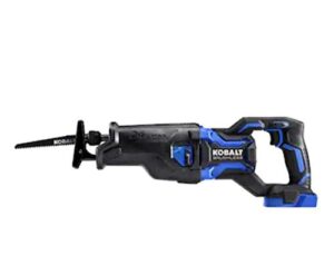 kobalt xtr 24-volt max variable speed brushless cordless reciprocating saw (tool only battery not included)