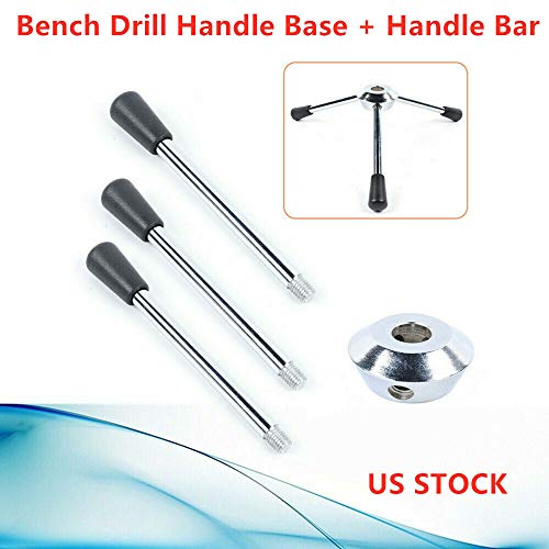 Drill Press Machines Parts Feed Hub Wheel & 195mm Handle Bar Set