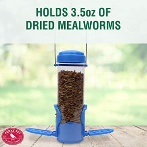 Perky-Pet 388F Dried Mealworm Bird Feeder with Flexports