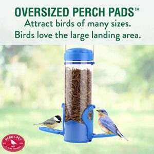 Perky-Pet 388F Dried Mealworm Bird Feeder with Flexports