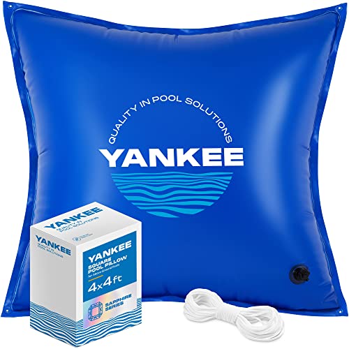 Yankee Pool Pillows for Above-Ground Swimming Pools | Extra Durable 0.4 mm PVC (27 Gauge) Winter Pool Pillow (4x4 ft.)