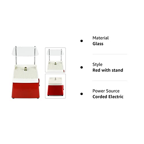 Portable Stained Grinder Mini Glass Diamond Ceramics Art DIY Desktop Grinding Tool Machine for Glass Processing Arts Decoration MCBL58 Grinding Wheel (With Stand)