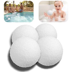 scum eliminating ball, oil absorbing sponge for swimming pools, hot tub, and spas, reusable