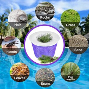 30-Pack of Pool Skimmer Socks, Ultra Fine Mesh Filter Sock Net for Skimmer Baskets, Skimmers Cleans Debris and Leaves for In-Ground and Above Ground Pools