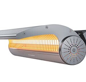 Dimplex DSH Series Indoor/Outdoor Infrared Heater (Model: DSH20W), 6824 BTU, 240 Volt, 2000 Watt, Grey