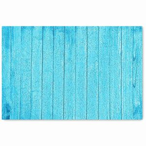 darkyazi 23.6" x 35.4" colorful doormats entrance front door rug funny outdoors/indoor/bathroom/kitchen/bedroom/entryway floor mats，non-slip polyvinyl chloride (blue-2)