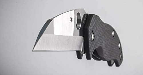 Spyderco Canis Knife with 3.43" CPM S30V Stainless Steel Blade and Carbon Fiber G-10 Laminate Handle - PlainEdge - C248CFP