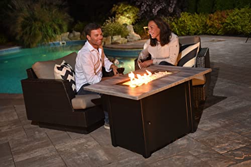 Endless Summer Gas Outdoor Fire Pit Gad17104es Rustic Square Steel