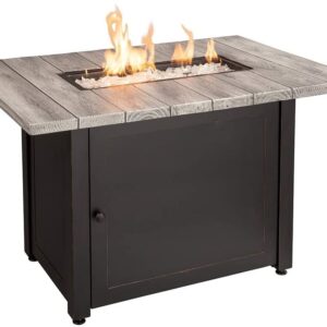 Endless Summer Gas Outdoor Fire Pit Gad17104es Rustic Square Steel
