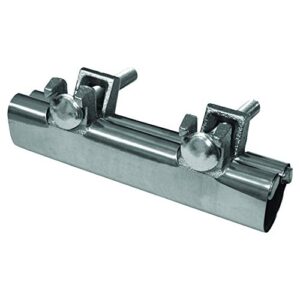 eastman 1/2 inch ips pipe repair clamp, 6 inch length, stainless steel, 45188