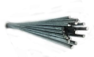 aluminum fluxless 5 pc.18" brazing rods welding rods repair non ferrous non magnetic metal