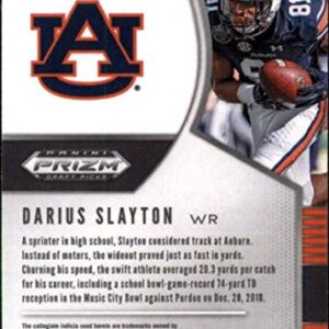 2020 Panini Prizm Draft Prizms Pink Pulsar #26 Darius Slayton Auburn Tigers Football Trading Card