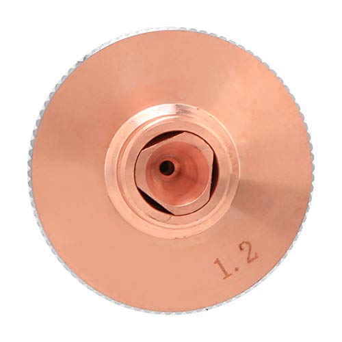 Double Layer Laser Nozzle Brass Laser Cutting Nozzles Layer Dia for Fiber Laser Cutting Engraving Machine 1.0/1.2mm (1.2mm)