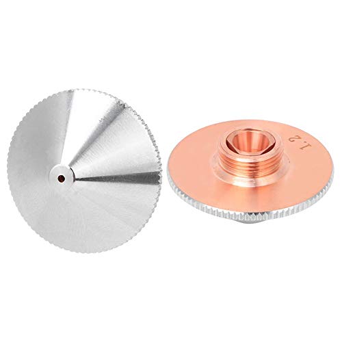 Double Layer Laser Nozzle Brass Laser Cutting Nozzles Layer Dia for Fiber Laser Cutting Engraving Machine 1.0/1.2mm (1.2mm)