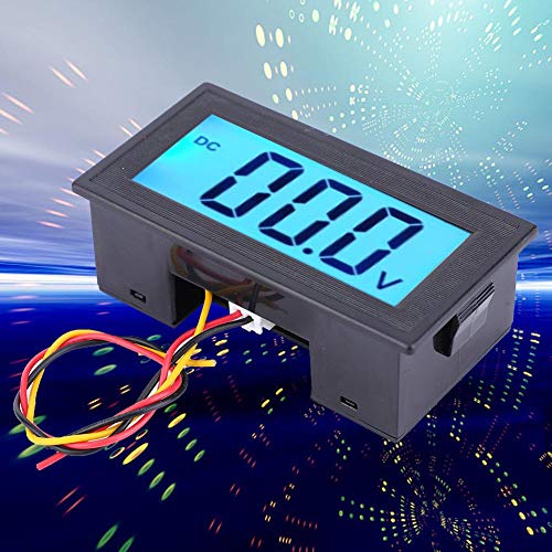 YB5135DB LED Digital Display Voltage Meter LCD Digital Display Three Wire Voltage Meter Monitor Voltmeter Voltage Tester Panel Voltage Monitor (DC0-500V)