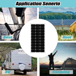 2000W Home Grid Tie Solar Kit On Grid System: 20pcs 100W Monocrystalline Solar Panel + 2000W MPPT Solar Grid Tie Power Inverter