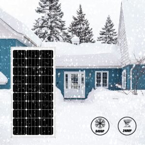 2000W Home Grid Tie Solar Kit On Grid System: 20pcs 100W Monocrystalline Solar Panel + 2000W MPPT Solar Grid Tie Power Inverter