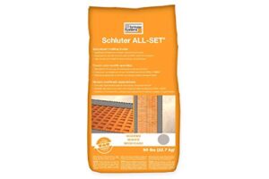 schluter systems thinset (all set modified white (50lb))