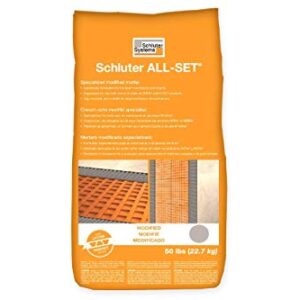 Schluter Systems Thinset (ALL SET MODIFIED WHITE (50LB))