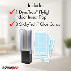 DynaTrap DT3009-1003S DT3009-100S Flylight Indoor Insect, Fly Trap-Black, White
