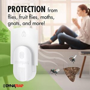 DynaTrap DT3005W DOT Indoor Plug-In Fly Trap for Flies, Fruit Flies, Moths, Gnats, & Other Flying Insects – Protects up to 400 Sq Ft