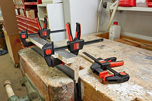 BESSEY EZR-SET, 6 In., One Hand Table/Track Clamp, Multi-Use